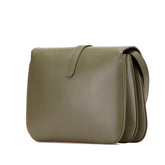 セリーヌ タブー ミディアム 斜め掛け ショルダーバッグ カーキ グリーン レザー レディース CELINE 【中古】